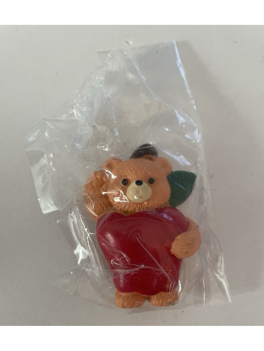 Teddy Bear With Apple Magnet
